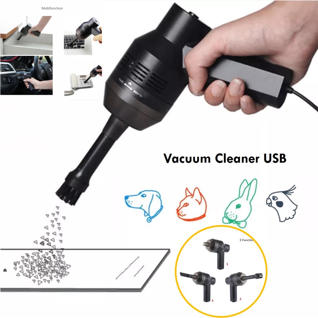 Jual HONK Mini Vacuum Cleaner USB Pembersih Debu Keyboard HK6019