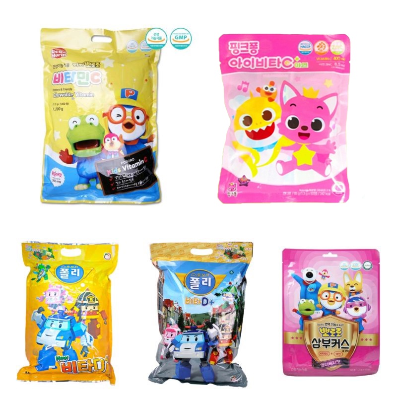 Jual PORORO & FRIENDS CHEWABLE KIDS VITAMIN CKOREA Shopee Indonesia