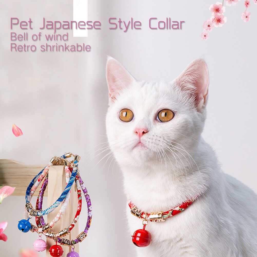 Jual V.Top Kalung Kucing Anjing Model Jepang Kerincing Colar Hewan
