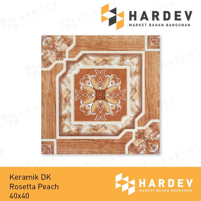 Jual Keramik Lantai DK Ceramica Rosetta Peach Uk. 40x40 KW1 Shopee Indonesia