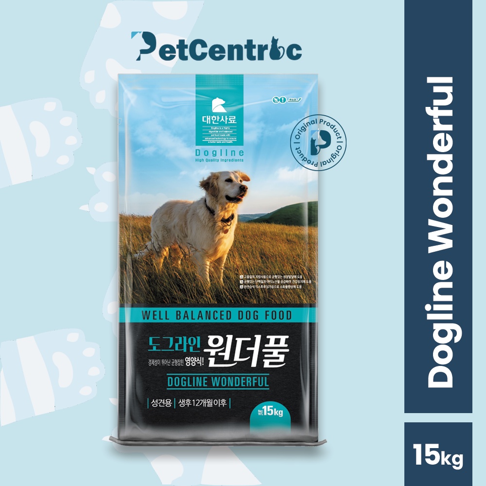 Jual [DOGLINE] Wonderful Makanan Anjing / Dog Food Korea 15kg Shopee Indonesia