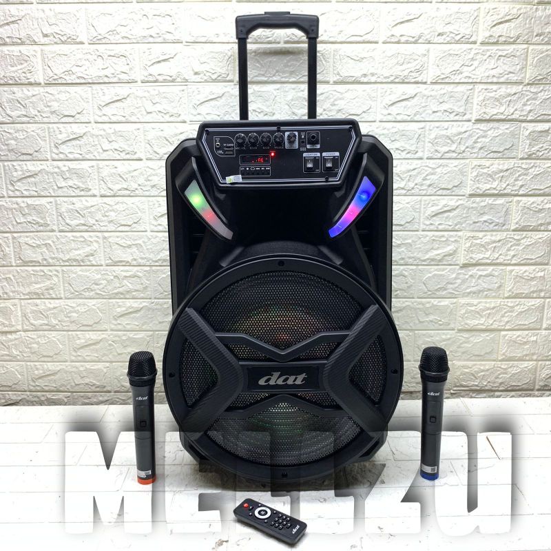 Jual Speaker Portable Wireless Dat DT 1509 X2 Original 15 inch