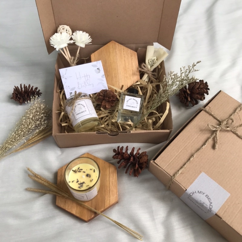 Jual Hampers Aromatherapy Scented Candle / Lilin Aromaterapi Reed