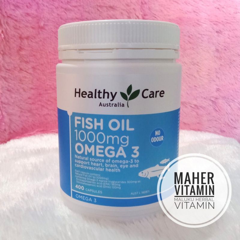 Jual Minyak Ikan Omega 3 Isi 400 Kapsul (Healthy Care) Shopee Indonesia