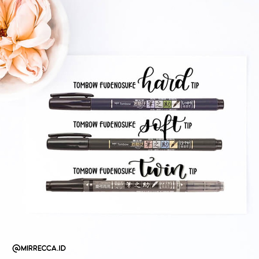 Jual TOMBOW FUDENOSUKE BRUSH PEN SOFT HARD TWIN TIP (kaligrafi