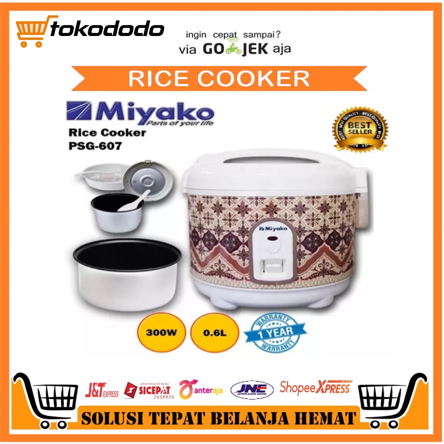 Jual Rice Cooker Miyako Automatic PSG 607 Batik Shopee Indonesia