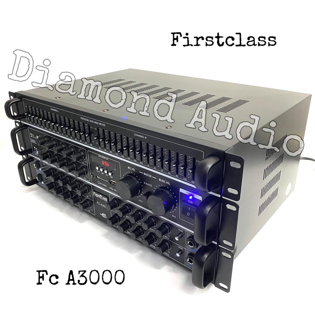 Jual Amplifier Karaoke Firstclass Fc A3000 Usb Original Mixer Ampli