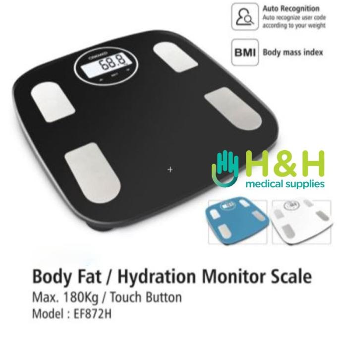 Jual Timbangan Badan Digital / Body Fat / Hydration Monitor Scale