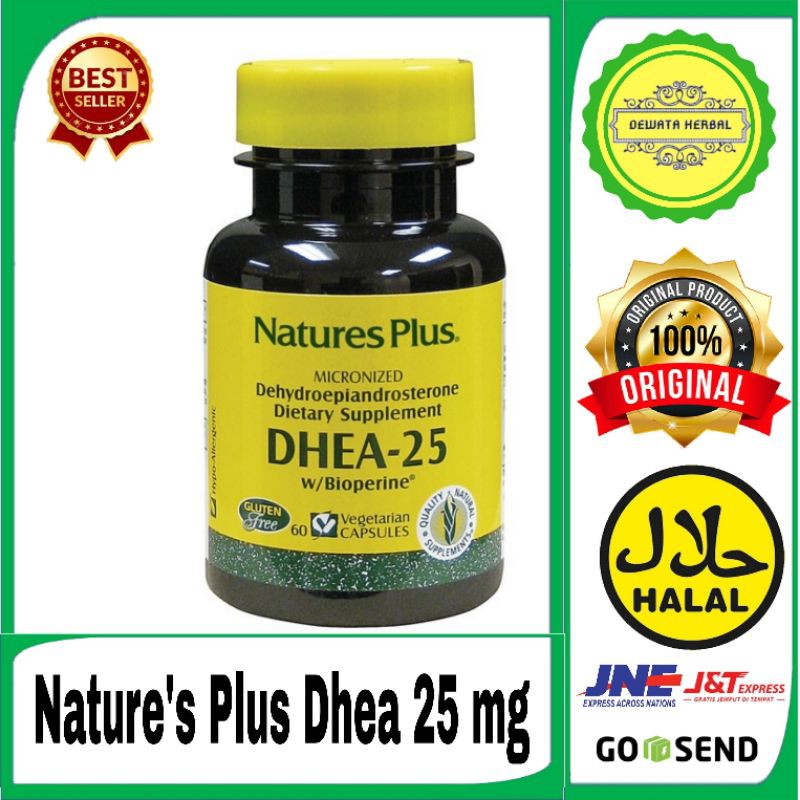 Jual NATURE'S PLUS DHEA 25MG MEMBANTU PERTUMBUHAN HORMON Shopee