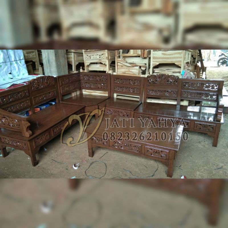 Jual kursi tamu sudut mawar ruang sempit Shopee Indonesia