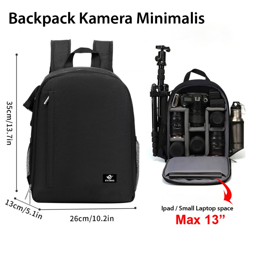 Jual Backpack Kamera CD06 Backpack Camera Laptop Tripod Shopee