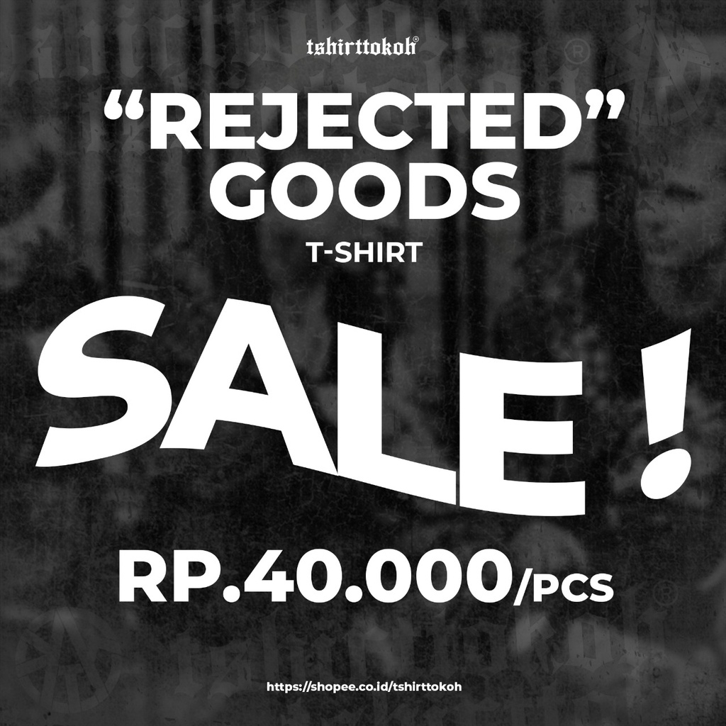 Jual Tshirttokoh Tshirt Rejected Random Goods Sale Shopee Indonesia