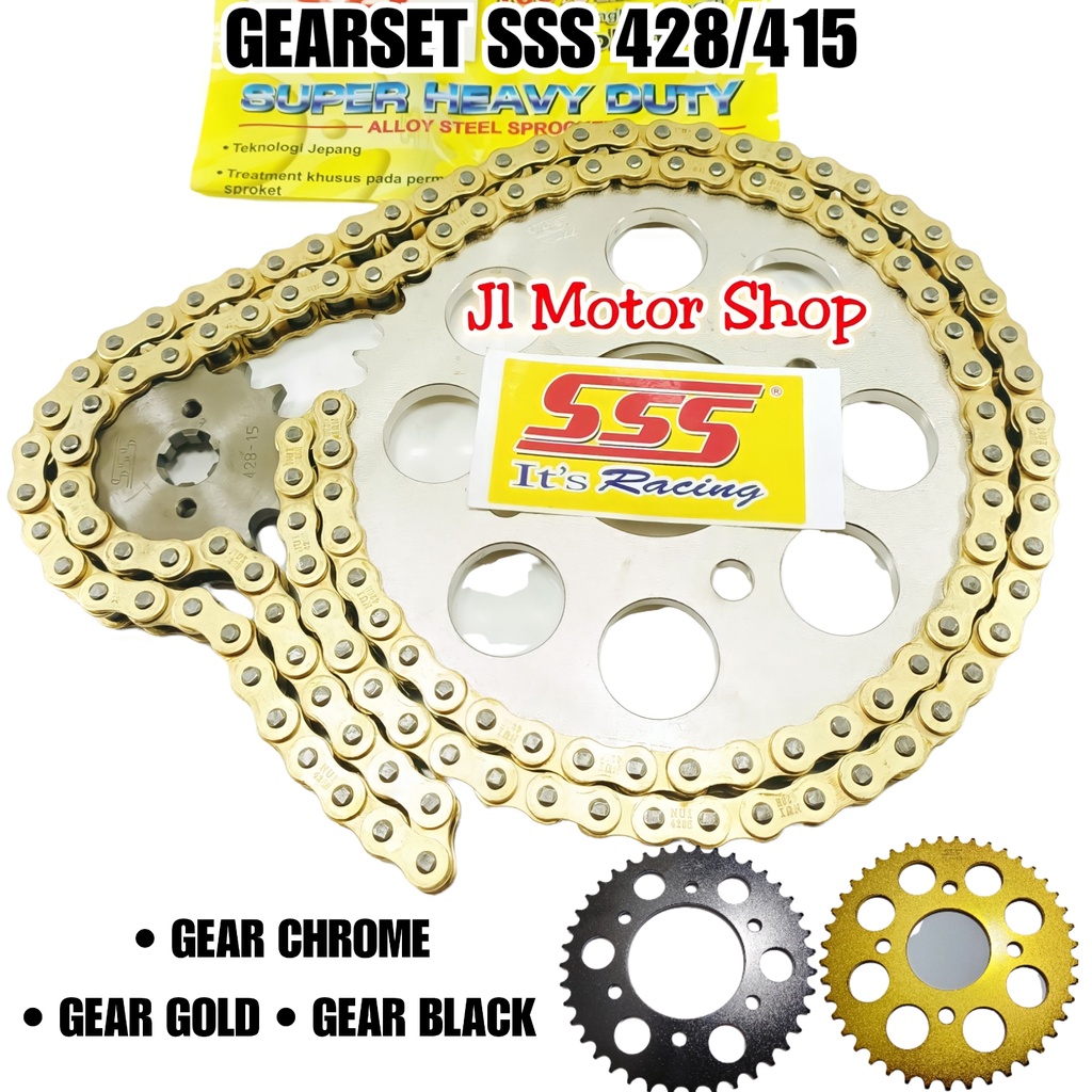 Jual Gir Gear Set Gearset Sss 415 428 New CBR 150 R CBR150 R