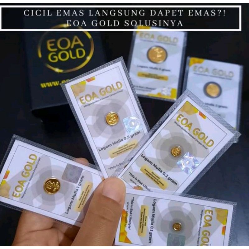 Jual 0,025 Gram Logam Mulia 24 karat 99,9 Emas murni Shopee Indonesia