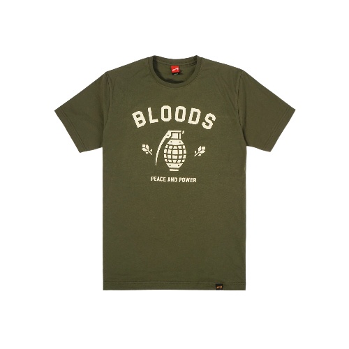 Jual Bloods Tshirt Kaos Peacer 02 Green Shopee Indonesia