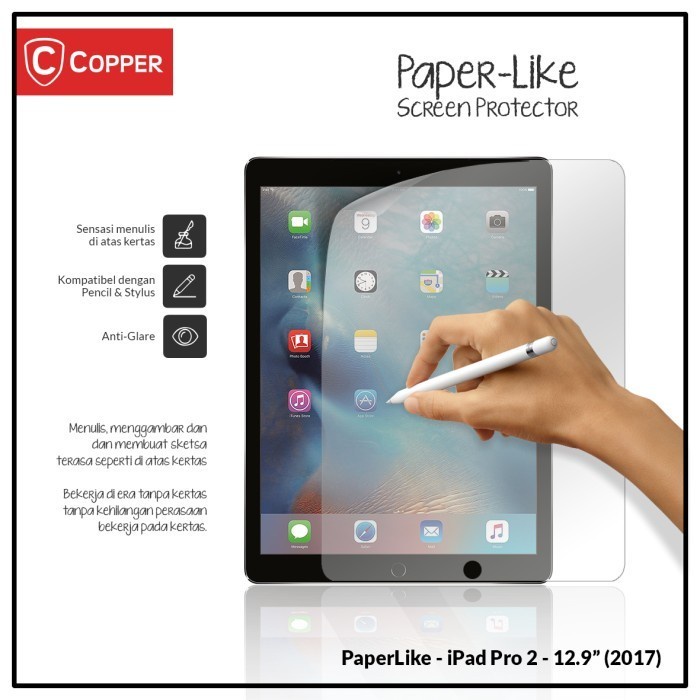 Jual COPPER Screen Protector PaperLike IPad Pro 2 / 12,9" (2017