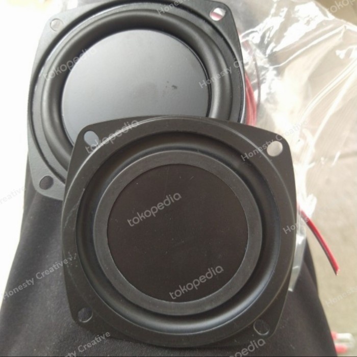 Jual Star 2Pcs Passive Bass Radiator Vibration Subwoofer 3" Inchi Murah