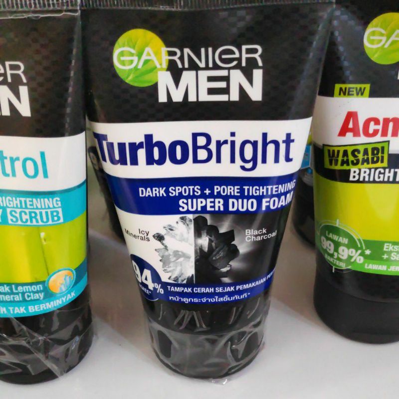 Jual Garnier Men Sabun Cuci Muka Cowok 100ml Pria Oil Control Cooling