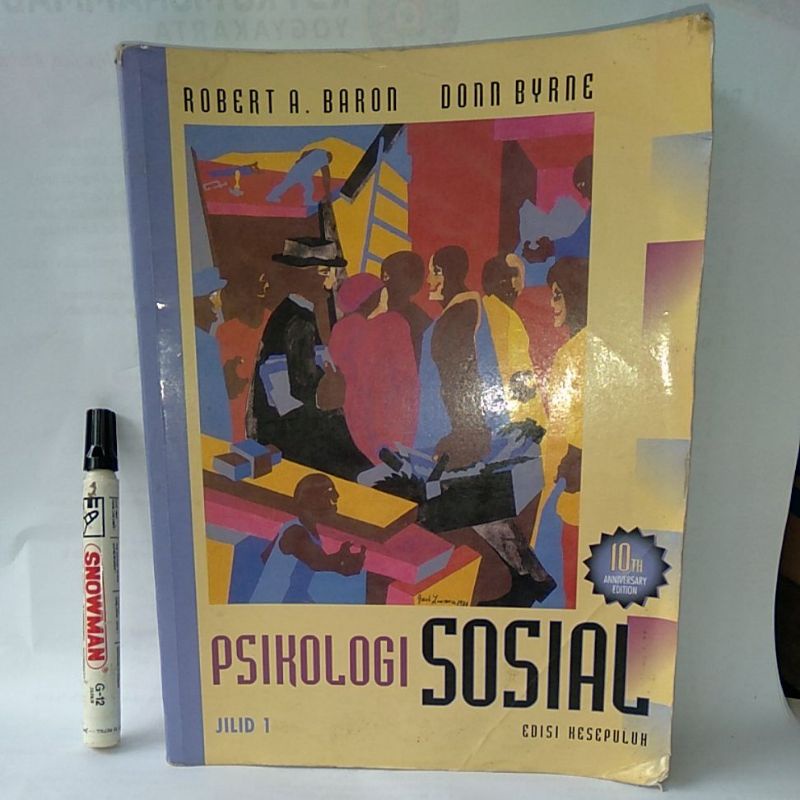 Jual Buku Psikologi Sosial Jilid 1 Edisi Kesepuluh Robert A Baron