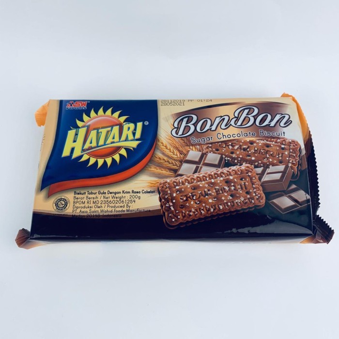 Jual Hatari Bonbon Biskuit Coklat dengan Gula 200gr Shopee Indonesia