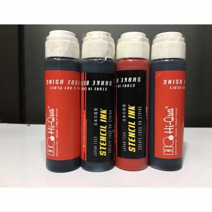 Jual STENCIL INK TINTA SENAR HIQUA BADMINTON TENNIS ORIGINAL Shopee