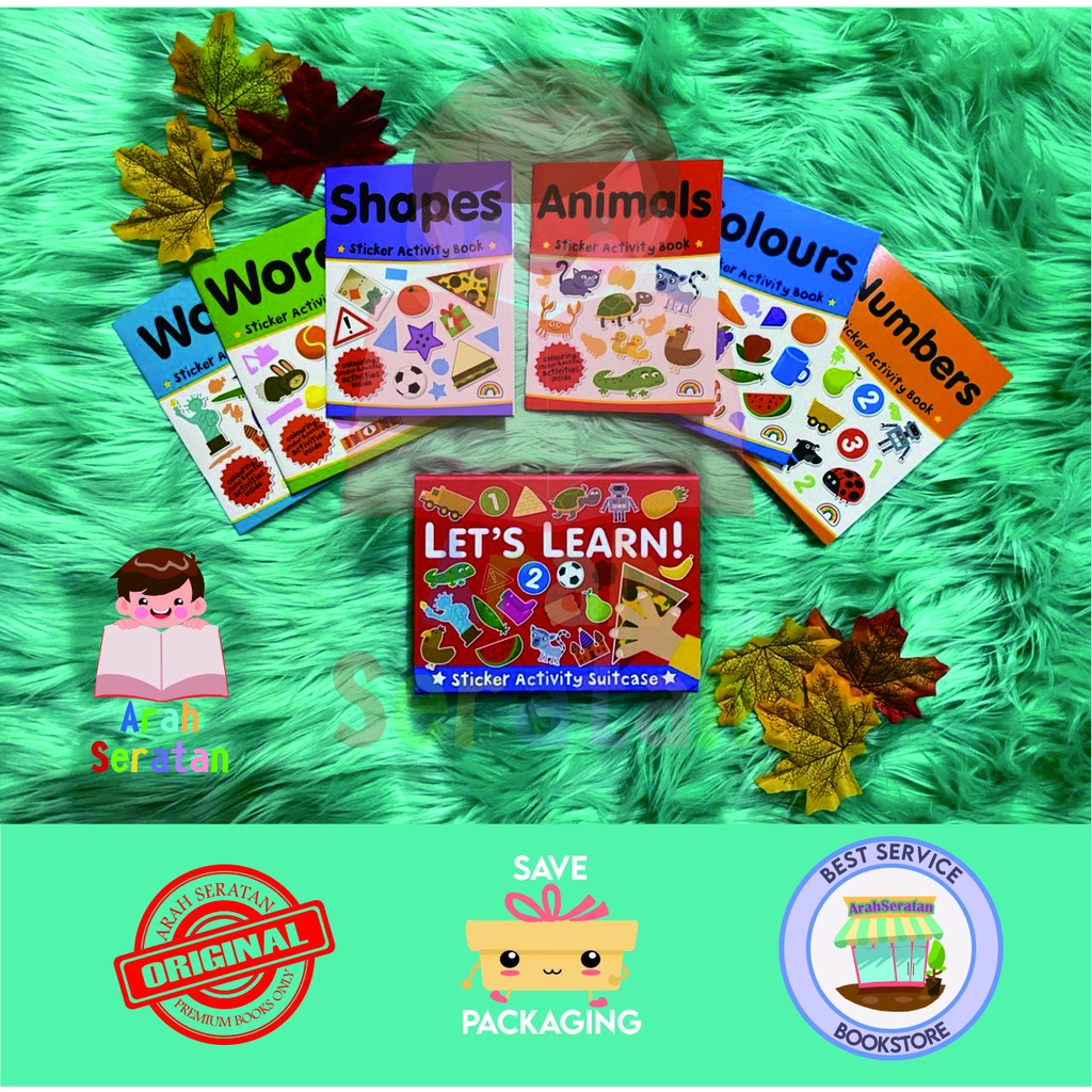 Jual Sticker Book Sticker Activity Suitcase Let's Learn! Shopee