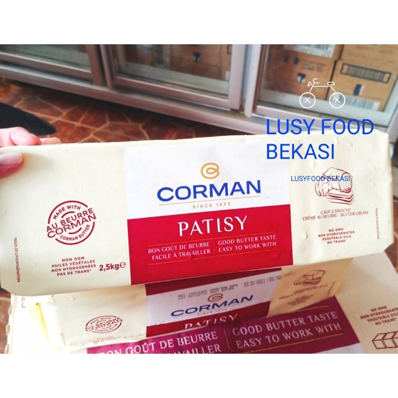 Jual Corman Butter Unsalted Block 2,5kg Shopee Indonesia