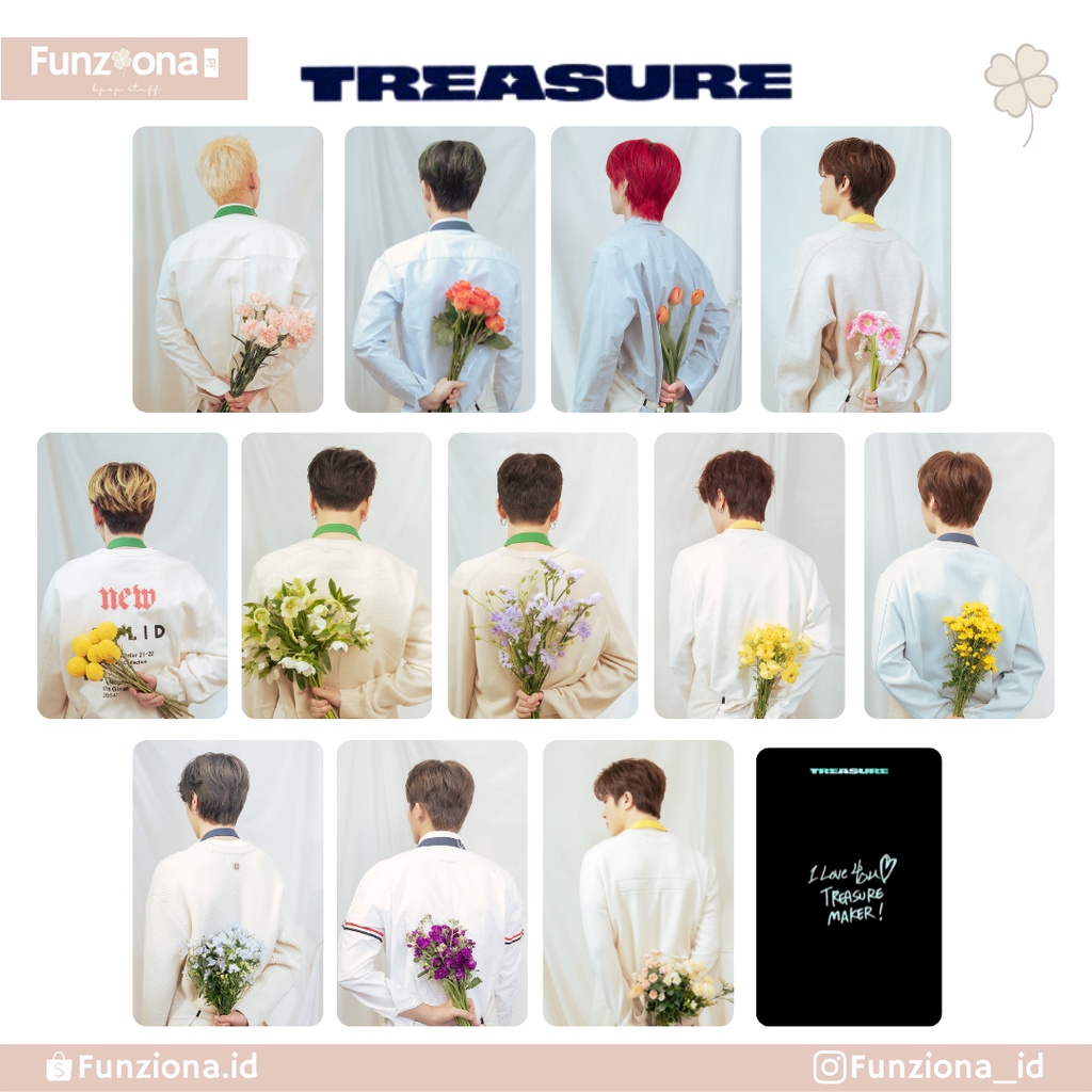 Jual TREASURE PHOTOCARD UNOFFICIAL BLOOMING TREASURE BLOOMING