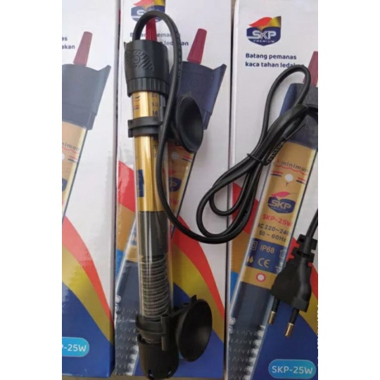 Jual HEATER AQUARIUM SKP25W / PEMANAS AQUARIUM OTOMATIS / HEATER SAKKAI PRO Shopee Indonesia