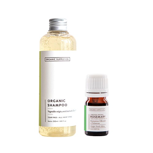 Jual Shampoo Penebal Rambut Organic Shampoo + Rosemary Essential Oil