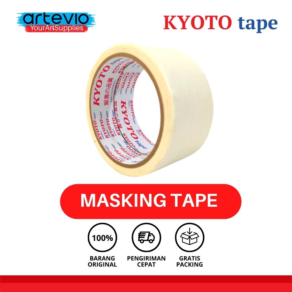 Jual Lakban Kertas / Masking Tape / Drawing Masking Tape Kyoto 2 inch