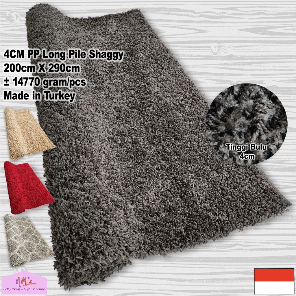 Jual TrenDrugs Karpet shaggy bulu tebal alas lantai permadani ruang