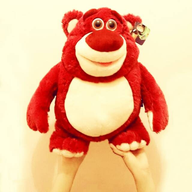 Jual new boneka Lotso toy story teddy bear beruang lotso kado ulang