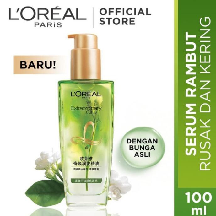 Jual Wow Loreal Extraordinary Floral Oil Jasmine Hair Serum Rambut