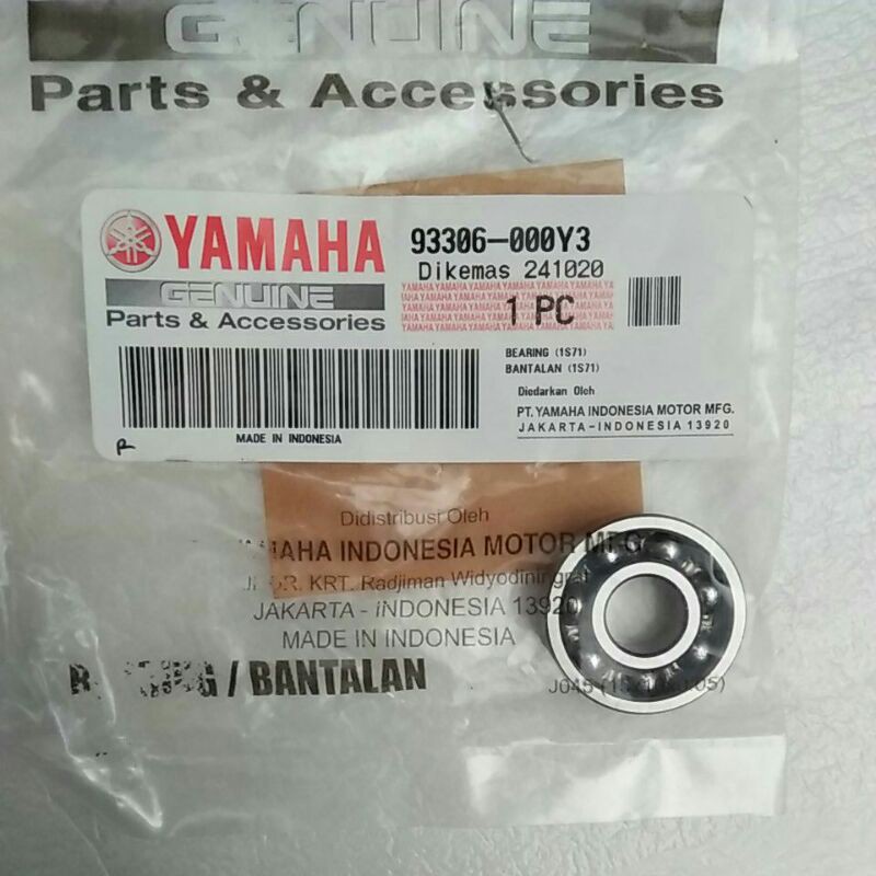 Jual 93306000Y3 Laker Bearing Water Pump Kecil Vixion Jupiter MX 6000