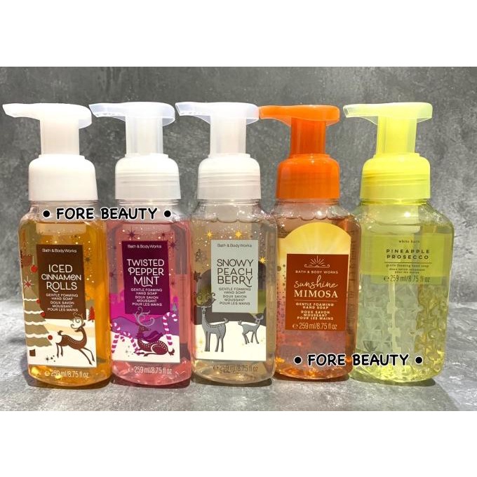 Jual Bath and body works hand soap foamy christmas limited edition