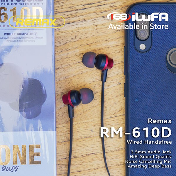 Jual Remax Headset RM610D Earphone Hifi Sound Shopee Indonesia