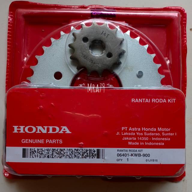 Jual GEAR SET KWB HONDA BLADE LAMA 110. REVO ABSHOLUTE UKURAN (14/37/428H) Shopee Indonesia