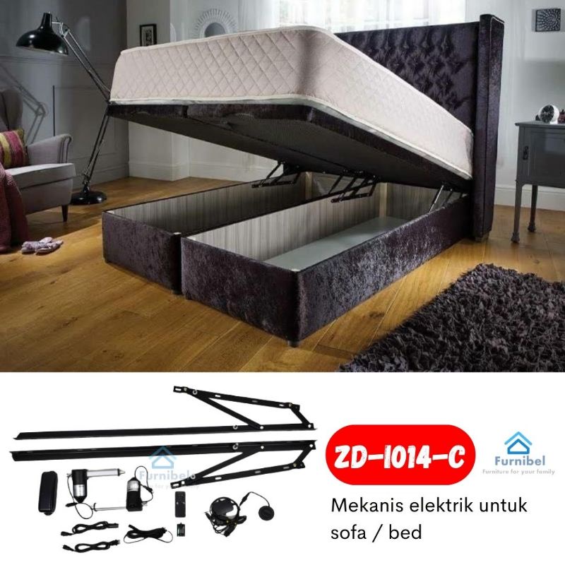 Jual ZDI014C mekanis tempat tidur, engsel tempat tidur, elektrik