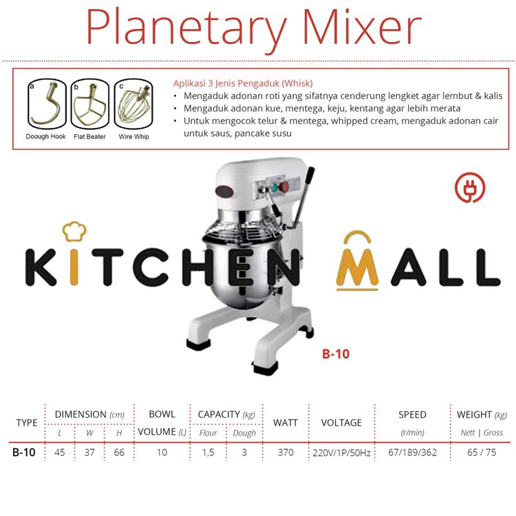 Jual GETRA B10 MIXER with COVER MIXER PENGADUK ADONAN 10