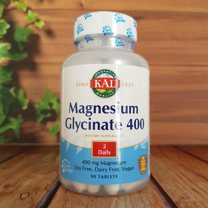Jual KAL Magnesium Glycinate 400 mg 90 Tablets (100 Ori USA) Shopee
