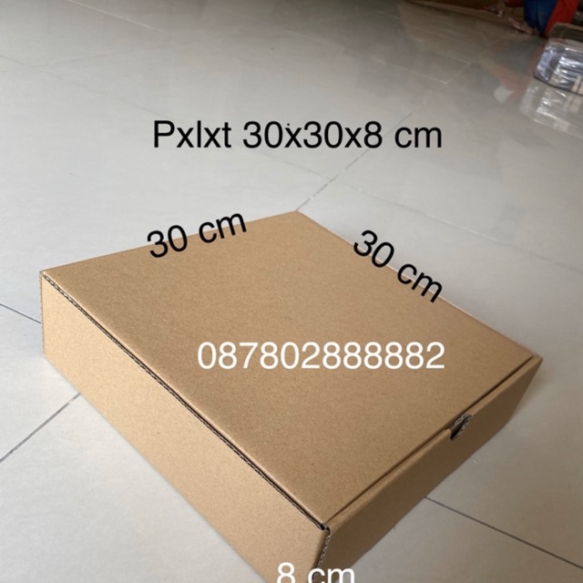 Jual Kardus / box pizza / jaket / kue 30x30x8 Shopee Indonesia