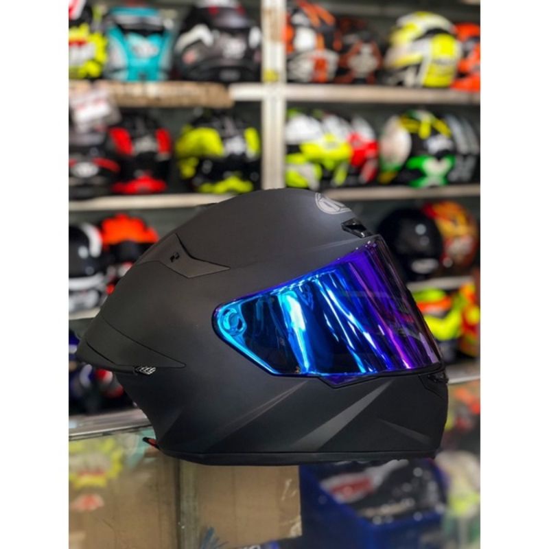 Jual HELM KYT TT COURSE BLACK DOFF & GORILLA DOFF PAKET GANTENG