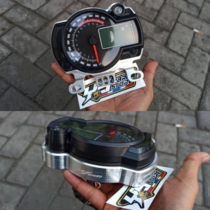 Jual speedometer koso RX2N set cover CNC pnp shock NINJA Shopee Indonesia