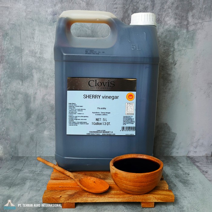 Jual Clovis Sherry Vinegar 5 Litre Cuka Sherry "HALAL" Shopee Indonesia