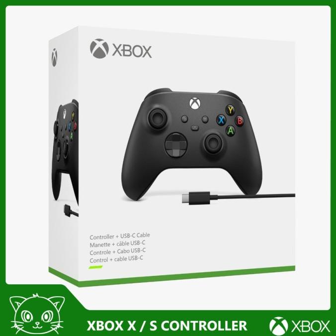 Jual Xbox Series X / S Wireless Controller Carbon Black + USB C Cable