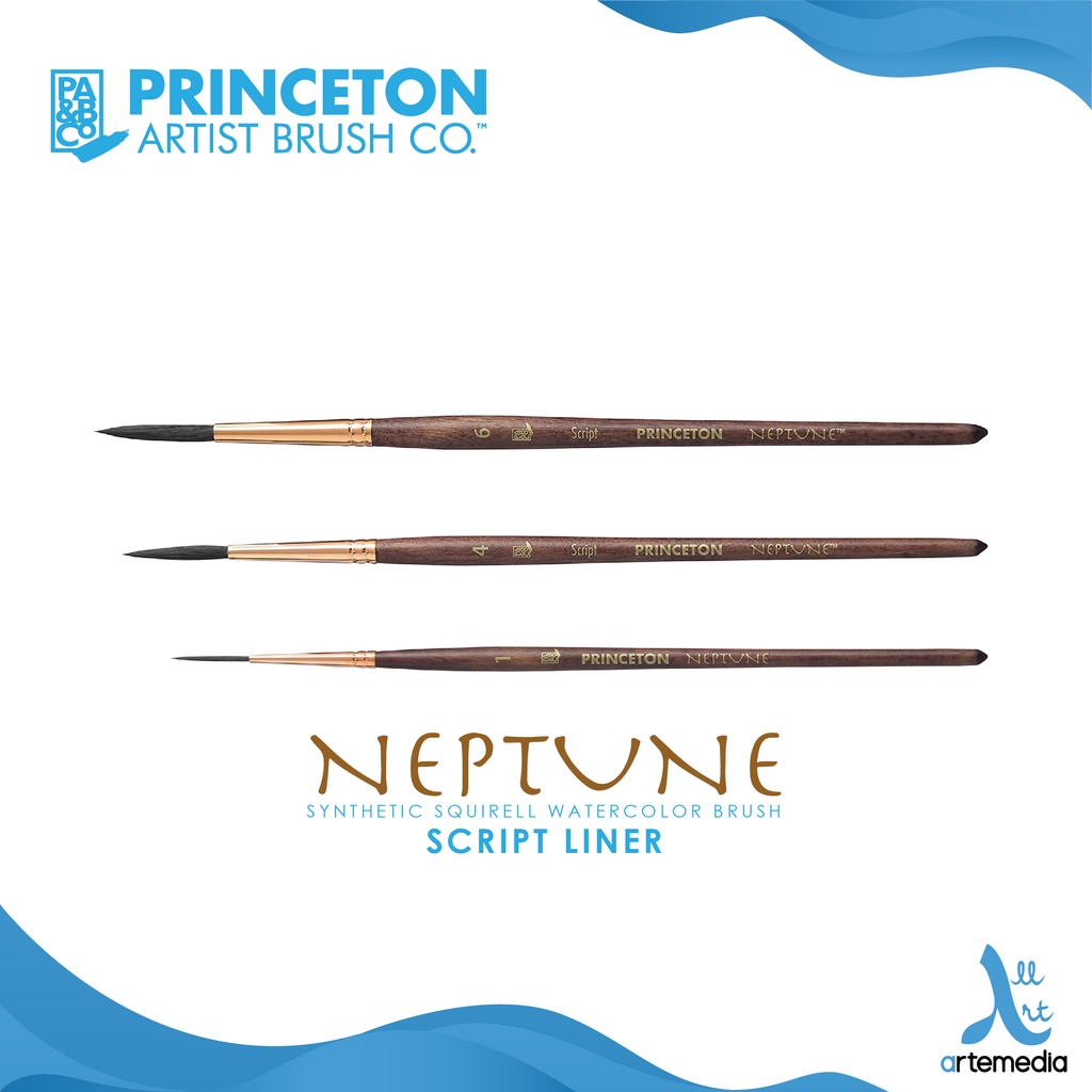 Jual Princeton Neptune 4750SC Script Synthetic Squirrel Watercolor
