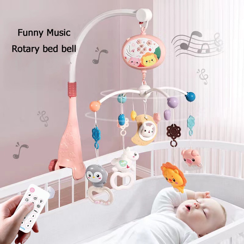 Jual 【Gstar】Crib Bell Toys/Membujuk Bayi/Bayi Remote Control Bed Bells