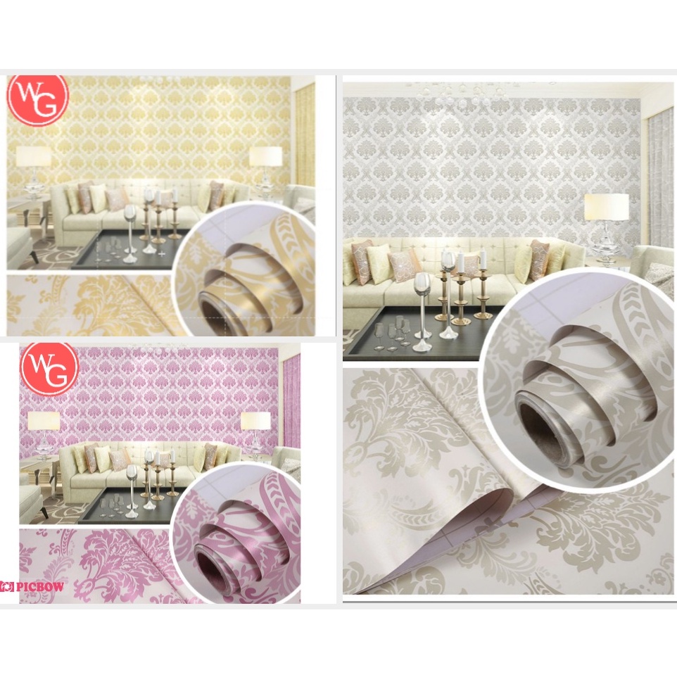 Jual wallpaper motif batik wallpaper sticker batik wallpaper dinding