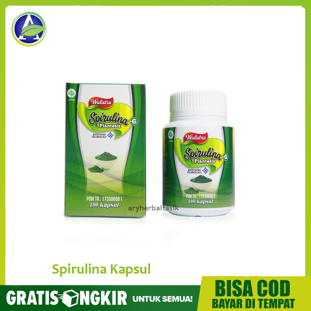 Jual Manfaat Suplemen Herbal Spirulina Kapsul untuk Kesehatan dan